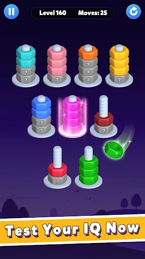 Nut Sort Puzzle-Color Quest Screenshot 1