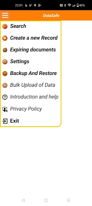 DataSafe for Passwords & Files Screenshot 0