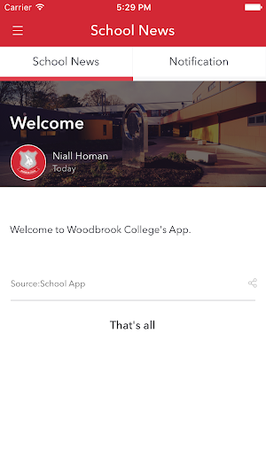 Woodbrook College Screenshot 1