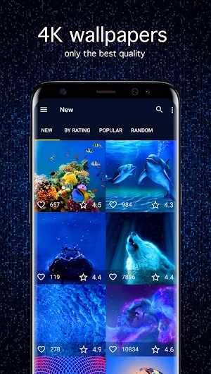 Blue Wallpapers 4K Screenshot 0