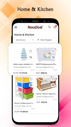 Nexadeal - Online Shopping App for Home Appliances Screenshot 1