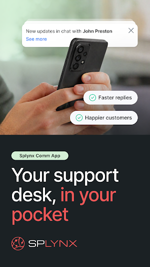 Splynx CommsApp Screenshot 0