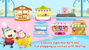 Wolfoo Supermarket, Shopping Screenshot 0
