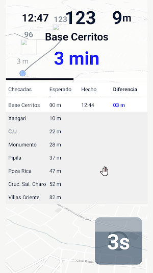 Caebes Copiloto Mapa Screenshot 2