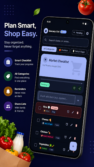 Easy Grocery Checklist Screenshot 3