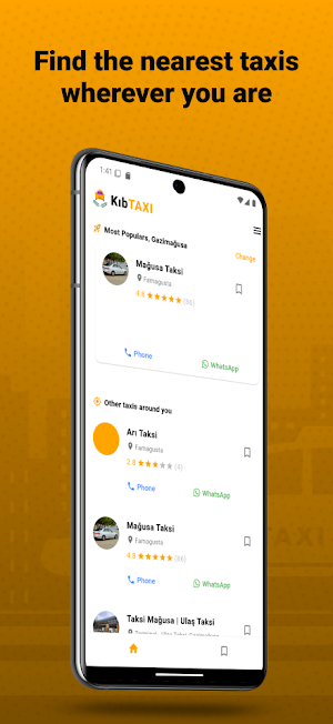 Kibtaxi - KKTC & Kıbrıs Taksi Screenshot 0