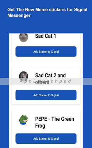 Signal Stickers for Signal App Screenshot 3