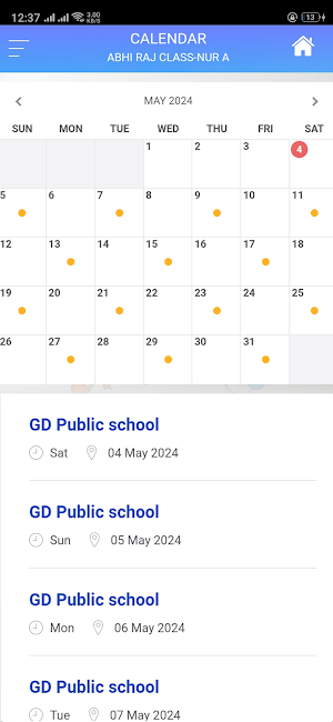 GD PUBLIC SCHOOL Screenshot 1