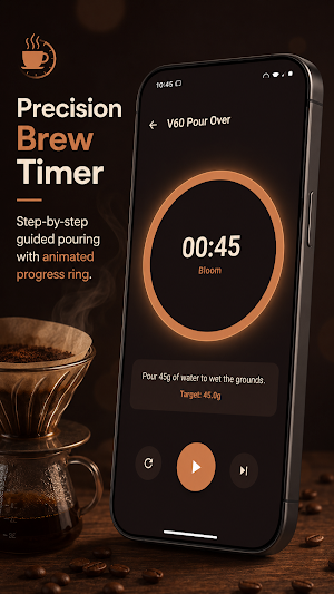 Coffee Timer: Brew Perfect Screenshot 1