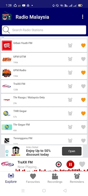 Radio Malaysia : Online FM App Screenshot 1