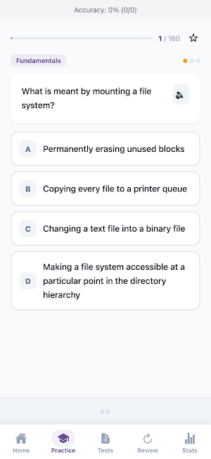 File System Concepts: Practice Screenshot 1