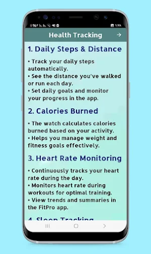 fitpro smart watch guide Screenshot 1