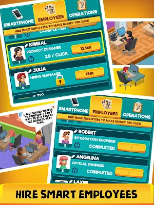 Smartphone Tycoon - Idle Phone Clicker & Tap Games Screenshot 1