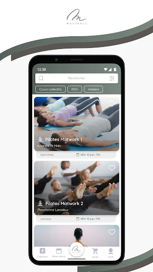 MOUVANCE APP Screenshot 3