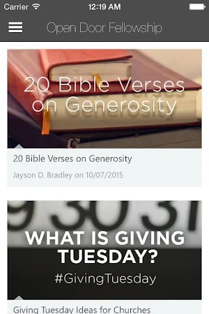 Open Door Fellowship - Kouts Screenshot 1