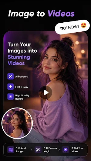Vidzora: AI Video Generator Screenshot 2