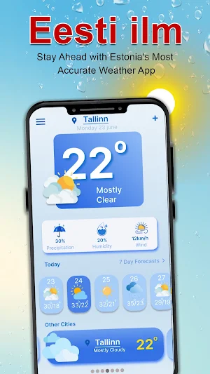 Estonia Weather Forecast Screenshot 0