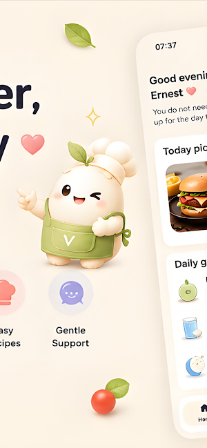 Nomi: Food Tracker & Recipes Screenshot 1