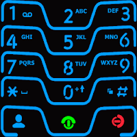 THEME NEON BLUE FOR EXDIALER