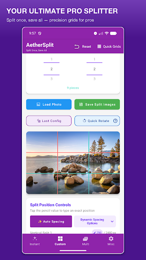 AetherSplit - Photo Grid Split Screenshot 0