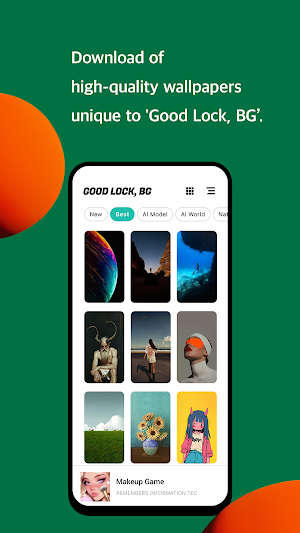 Good Lock BG - Wallpapers(AI) Screenshot 1