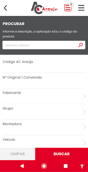 AC Araujo- Catálogo Eletrônico Screenshot 1