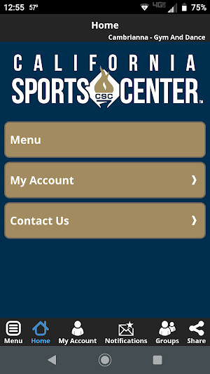 California Sports Center Screenshot 2