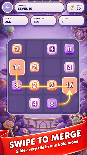 Zesty Velvet Orbit: Merge Screenshot 1