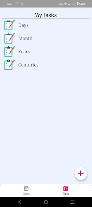 Notes app Screenshot 3