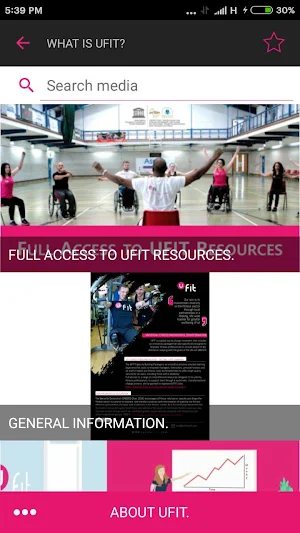 Ufit App Screenshot 1