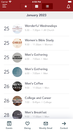 Trinity Bible Church Screenshot 2
