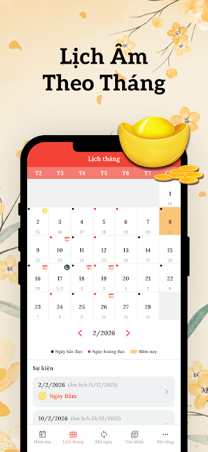 Vietnamese Lunar Calendar Screenshot 2
