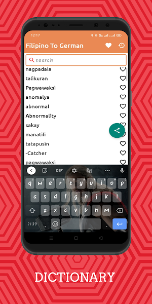Filipino To German Dictionary Offline Screenshot 1