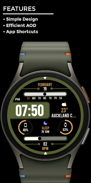 Night 87 - watch face Screenshot 1