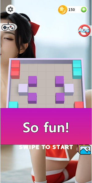Sexy Jelly Merge Puzzle Screenshot 1