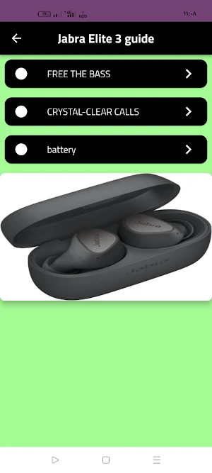Jabra Elite 3 guide Screenshot 0
