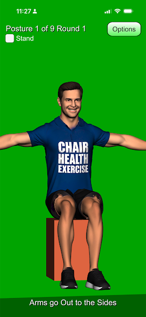 Chair Health Exercise Screenshot 1