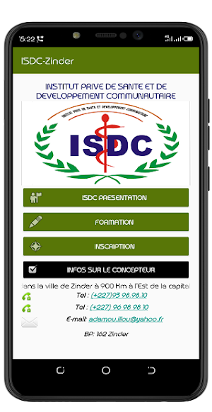 ISDC ZINDER Screenshot 1