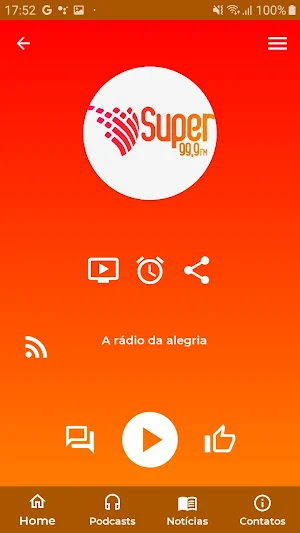 Rádio Super FM 99.9 Screenshot 0