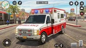 Ambulance Driving Rescue Games Screenshot 1