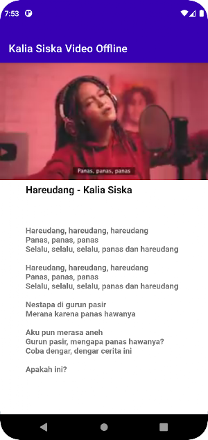 Kalia Siska Video Offline Screenshot 1