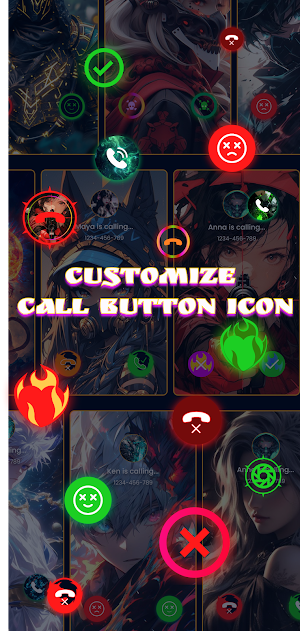 Color Phone Call Screen Themes Screenshot 3