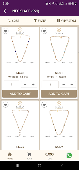 Daaraa Jewellery Screenshot 2