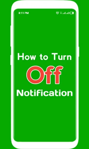 How to turn off Notification Screenshot 1