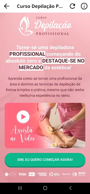 Curso Depilação Profissional Screenshot 1