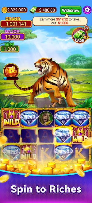 Jungle Riches Slots Screenshot 0