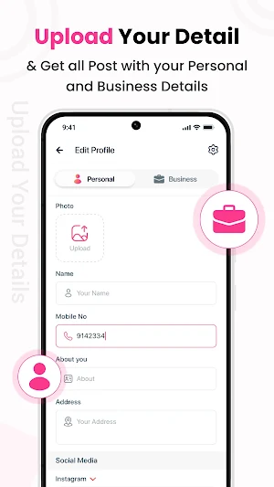 Quotify Post with Name & Photo Screenshot 2