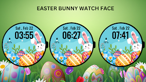 Easter Bunny Watch Face Screenshot 2