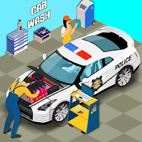 Police Car Wash Cleanup: Repair & Design Vehicles