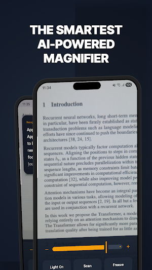 Magnifier: AI Text Reader Zoom Screenshot 0